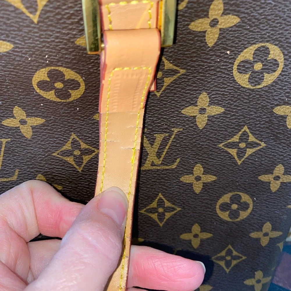 Monogram Canvas Brown Tote with Matching Monogram Wallet - Picture 5 of 12